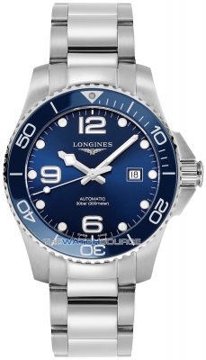 Buy this new Longines HydroConquest Automatic 43mm L3.782.4.96.6 mens watch for the discount price of £1,530.00. UK Retailer.