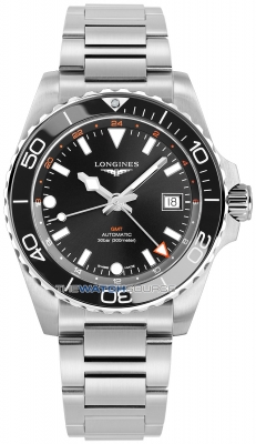 Buy this new Longines HydroConquest GMT 41mm L3.790.4.56.6 mens watch for the discount price of £2,385.00. UK Retailer.