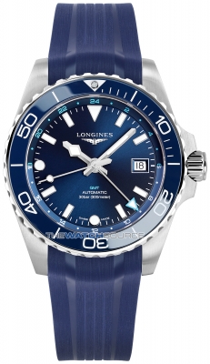 Buy this new Longines HydroConquest GMT 41mm L3.790.4.96.9 mens watch for the discount price of £2,252.00. UK Retailer.