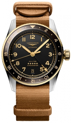 Buy this new Longines Spirit Zulu Time 39mm L3.802.5.53.9 mens watch for the discount price of £3,600.00. UK Retailer.