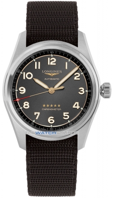 Buy this new Longines Spirit Automatic 42mm L3.811.1.53.2 mens watch for the discount price of £2,430.00. UK Retailer.