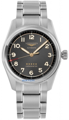 Buy this new Longines Spirit Automatic 42mm L3.811.1.53.6 mens watch for the discount price of £2,700.00. UK Retailer.