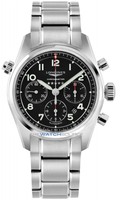 Buy this new Longines Spirit Automatic Chronograph 42mm L3.820.4.53.6 mens watch for the discount price of £2,700.00. UK Retailer.