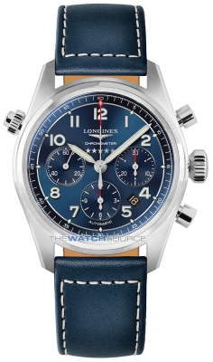 Buy this new Longines Spirit Automatic Chronograph 42mm L3.820.4.93.0 mens watch for the discount price of £2,700.00. UK Retailer.