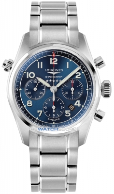 Buy this new Longines Spirit Automatic Chronograph 42mm L3.820.4.93.6 mens watch for the discount price of £2,700.00. UK Retailer.
