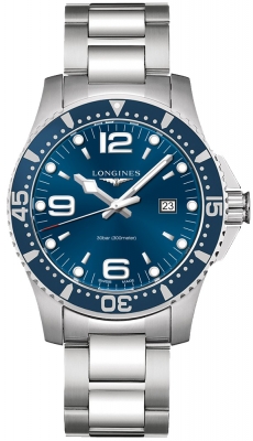 Buy this new Longines HydroConquest Quartz 44mm L3.840.4.96.6 mens watch for the discount price of £990.00. UK Retailer.