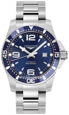 Buy this new Longines HydroConquest Automatic 44mm L3.841.4.96.6 mens watch for the discount price of £1,170.00. UK Retailer.