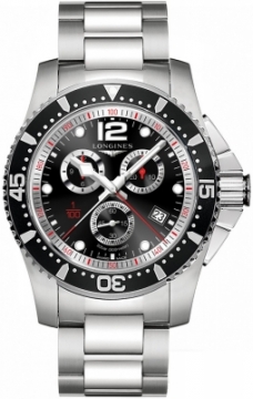 Buy this new Longines HydroConquest Quartz Chrono 47mm L3.843.4.56.6 mens watch for the discount price of £867.00. UK Retailer.