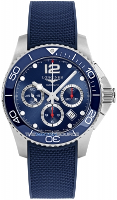 Buy this new Longines HydroConquest Automatic Chronograph 43mm L3.883.4.96.9 mens watch for the discount price of £2,385.00. UK Retailer.