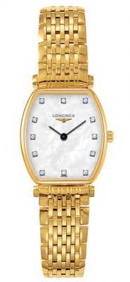 Buy this new Longines La Grande Classique Tonneau - Small L4.205.2.87.8 ladies watch for the discount price of £922.00. UK Retailer.