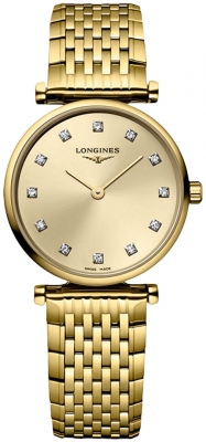 Buy this new Longines La Grande Classique Quartz 24mm L4.209.2.37.8 ladies watch for the discount price of £1,440.00. UK Retailer.