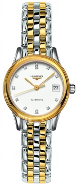 Buy this new Longines Flagship Automatic 26mm L4.274.3.27.7 ladies watch for the discount price of £1,710.00. UK Retailer.