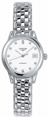 Buy this new Longines Flagship Automatic 26mm L4.274.4.27.6 ladies watch for the discount price of £1,530.00. UK Retailer.