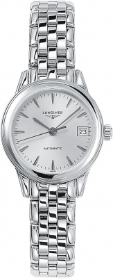 Buy this new Longines Flagship Automatic 26mm L4.274.4.72.6 ladies watch for the discount price of £1,305.00. UK Retailer.