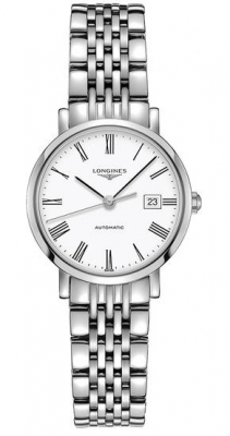 Buy this new Longines Elegant Automatic 29mm L4.310.4.11.6 ladies watch for the discount price of £1,485.00. UK Retailer.