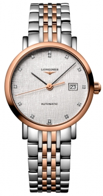 Buy this new Longines Elegant Automatic 29mm L4.310.5.77.7 ladies watch for the discount price of £2,340.00. UK Retailer.
