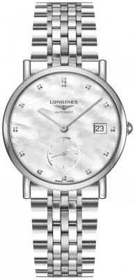 Buy this new Longines Elegant Automatic 34.5mm L4.312.4.87.6 midsize watch for the discount price of £2,115.00. UK Retailer.