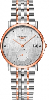 Buy this new Longines Elegant Automatic 34.5mm L4.312.5.77.7 midsize watch for the discount price of £3,195.00. UK Retailer.