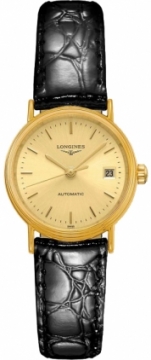 Buy this new Longines Presence Automatic 25.5mm L4.321.2.32.2 ladies watch for the discount price of £646.00. UK Retailer.