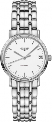 Buy this new Longines Presence Automatic 30mm L4.322.4.12.6 ladies watch for the discount price of £1,170.00. UK Retailer.