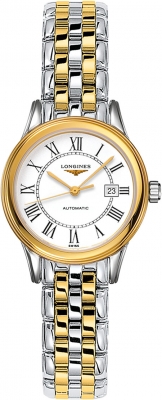 Buy this new Longines Flagship Automatic 30mm L4.374.3.21.7 ladies watch for the discount price of £1,440.00. UK Retailer.