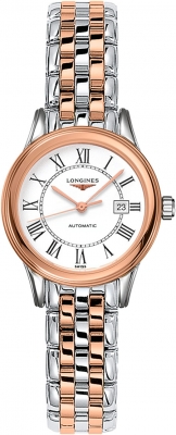 Buy this new Longines Flagship Automatic 30mm L4.374.3.91.7 ladies watch for the discount price of £1,440.00. UK Retailer.