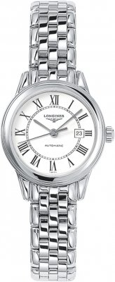 Buy this new Longines Flagship Automatic 30mm L4.374.4.21.6 ladies watch for the discount price of £1,305.00. UK Retailer.