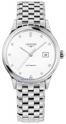 Buy this new Longines Flagship Automatic 30mm L4.374.4.27.6 ladies watch for the discount price of £1,530.00. UK Retailer.