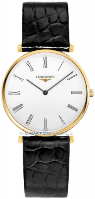 Buy this new Longines La Grande Classique Quartz 36mm L4.755.2.11.2 midsize watch for the discount price of £1,147.00. UK Retailer.