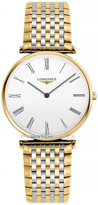 Buy this new Longines La Grande Classique Quartz 36mm L4.755.2.11.7 midsize watch for the discount price of £1,215.00. UK Retailer.