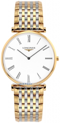 Buy this new Longines La Grande Classique Quartz 37mm L4.766.2.11.7 midsize watch for the discount price of £943.50. UK Retailer.