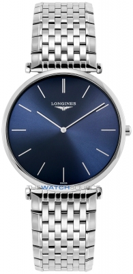 Buy this new Longines La Grande Classique Quartz 37mm L4.766.4.95.6 midsize watch for the discount price of £882.00. UK Retailer.
