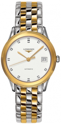 Buy this new Longines Flagship Automatic 35.6mm L4.774.3.27.7 midsize watch for the discount price of £1,275.00. UK Retailer.