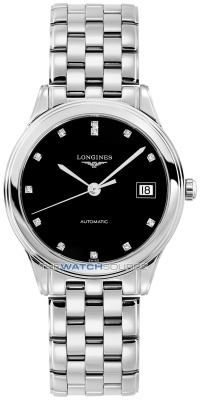 Buy this new Longines Flagship Automatic 35.6mm L4.774.4.57.6 midsize watch for the discount price of £1,408.00. UK Retailer.