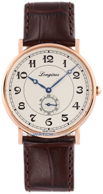 Buy this new Longines Heritage Classic L4.785.8.73.2 mens watch for the discount price of £3,400.00. UK Retailer.