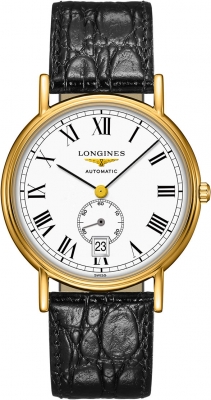 Buy this new Longines Presence Automatic 38.5mm L4.805.2.11.2 midsize watch for the discount price of £1,105.00. UK Retailer.