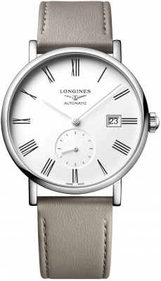 Buy this new Longines Elegant Automatic 39mm L4.812.4.11.2 mens watch for the discount price of £1,485.00. UK Retailer.