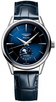 Buy this new Longines Flagship Heritage Moonphase 38.5mm L4.815.4.92.2 mens watch for the discount price of £2,655.00. UK Retailer.