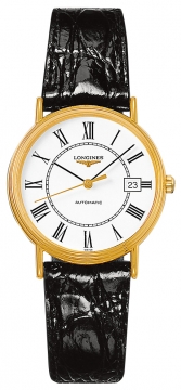 Buy this new Longines Presence Automatic 34.5mm L4.821.2.11.2 ladies watch for the discount price of £873.00. UK Retailer.