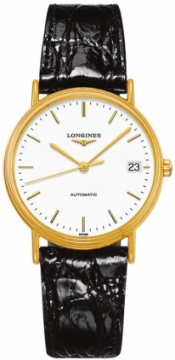 Buy this new Longines Presence Automatic 34.5mm L4.821.2.12.2 ladies watch for the discount price of £873.00. UK Retailer.