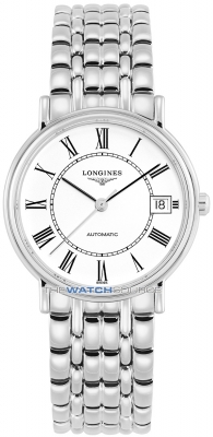 Buy this new Longines Presence Automatic 34.5mm L4.821.4.11.6 ladies watch for the discount price of £1,100.00. UK Retailer.