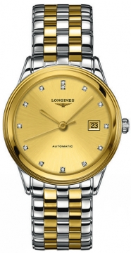Buy this new Longines Flagship Automatic 38.5mm L4.874.3.37.7 mens watch for the discount price of £1,530.00. UK Retailer.