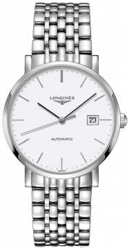 Buy this new Longines Elegant Automatic 39mm L4.910.4.12.6 mens watch for the discount price of £1,575.00. UK Retailer.