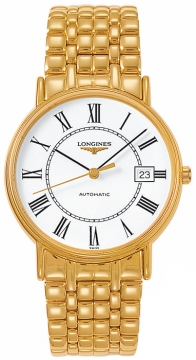 Buy this new Longines Presence Automatic 38.5mm L4.921.2.11.8 mens watch for the discount price of £850.00. UK Retailer.