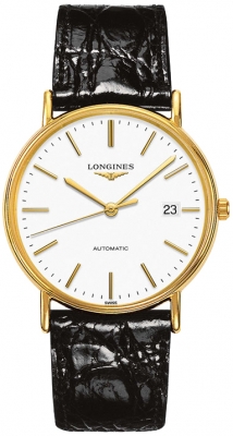 Buy this new Longines Presence Automatic 38.5mm L4.921.2.12.2 mens watch for the discount price of £909.00. UK Retailer.