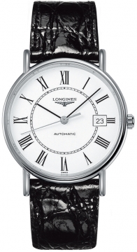 Buy this new Longines Presence Automatic 38.5mm L4.921.4.11.2 mens watch for the discount price of £1,187.00. UK Retailer.