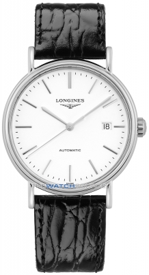 Buy this new Longines Presence Automatic 38.5mm L4.921.4.12.2 mens watch for the discount price of £1,170.00. UK Retailer.