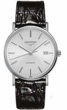 Buy this new Longines Presence Automatic 38.5mm L4.921.4.72.2 mens watch for the discount price of £945.00. UK Retailer.