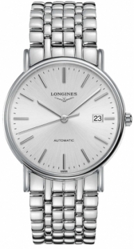 Buy this new Longines Presence Automatic 38.5mm L4.921.4.72.6 mens watch for the discount price of £748.00. UK Retailer.