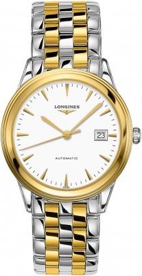 Buy this new Longines Flagship Automatic 38.5mm L4.974.3.22.7 midsize watch for the discount price of £1,530.00. UK Retailer.